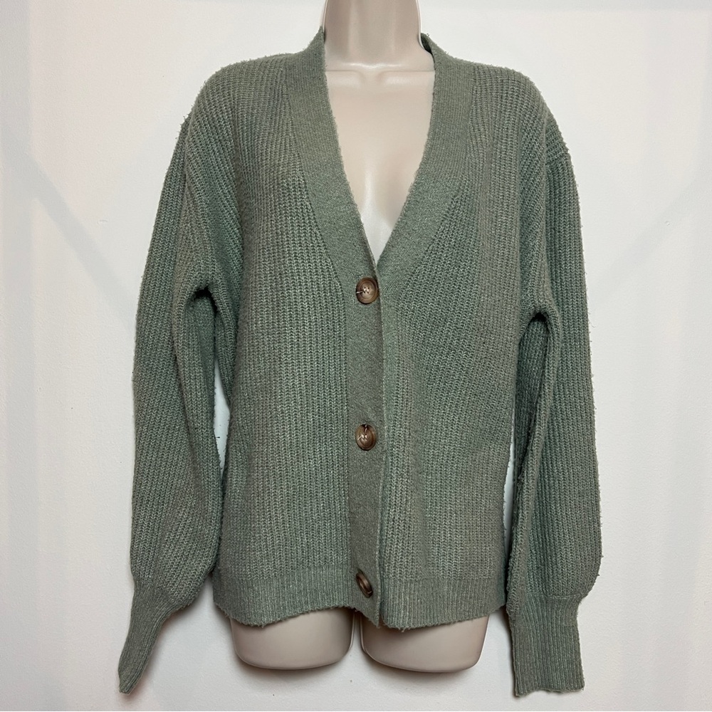 Altar’d State Cottagecore Boho Grandpa Soft Knit Button Down Cardigan Sweater